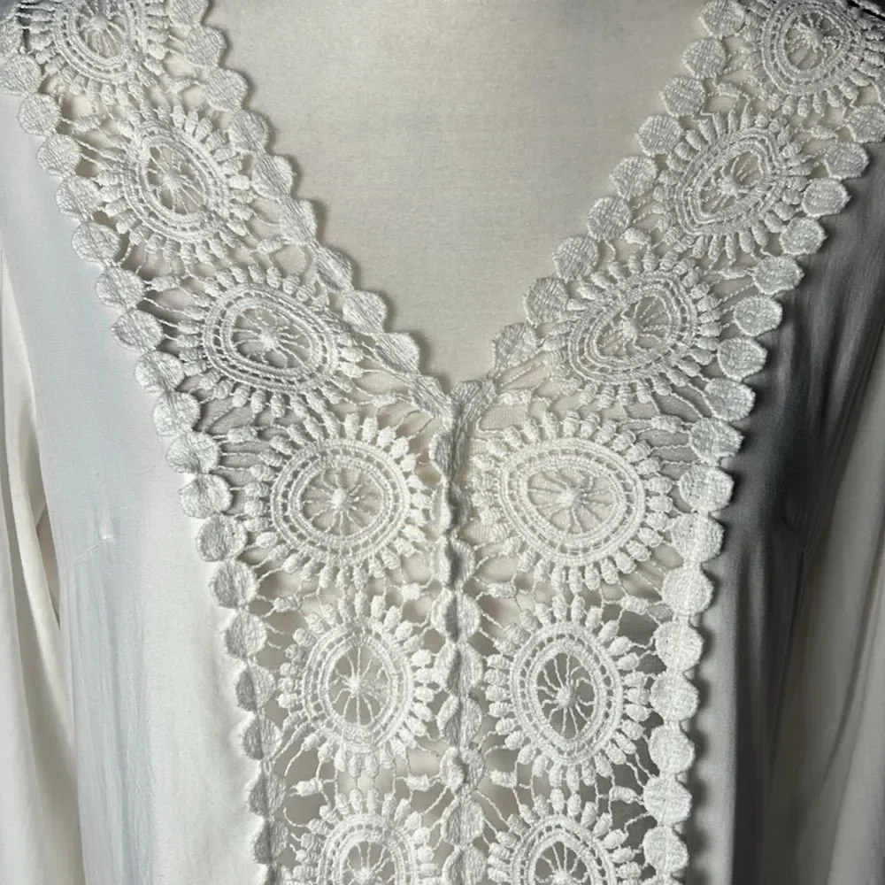 Womens White Swim Cover (Size M)